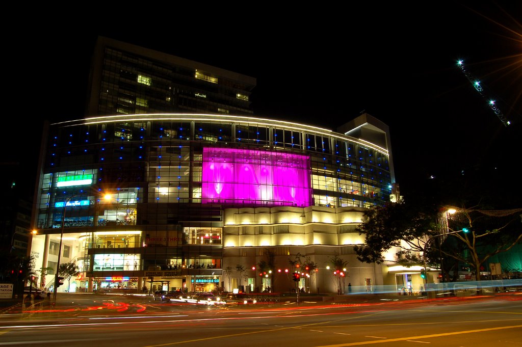 Cathay Building at Night by DeHeu11