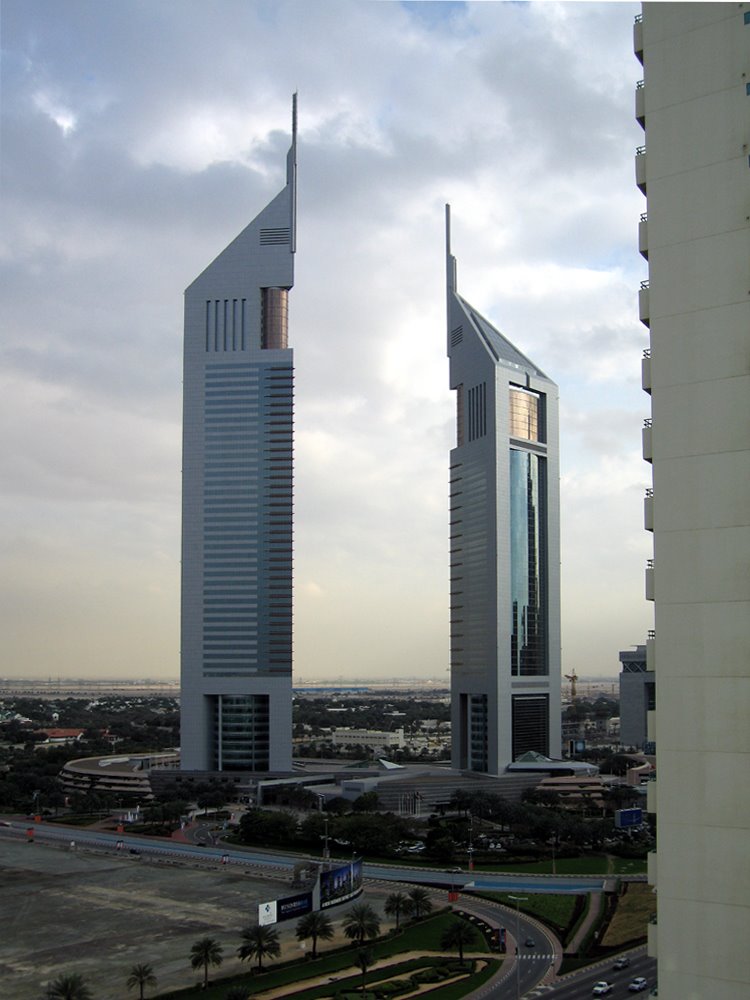 Emirates Towers by Marjo-Riitta Oksanen