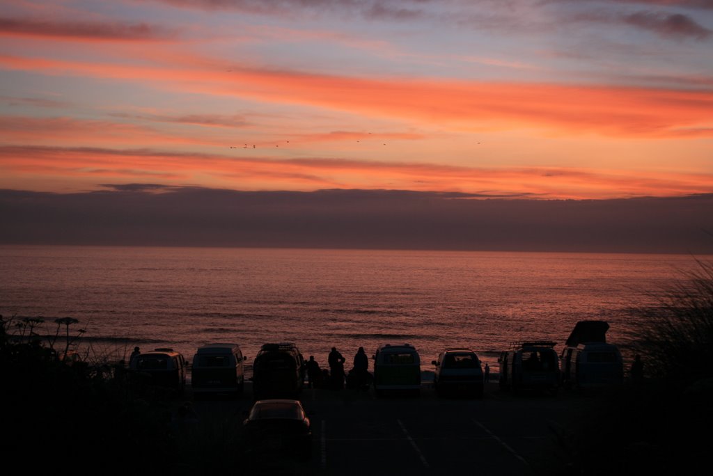 Fistral Sunset Aftermath, V-Dub Night by DubJoe