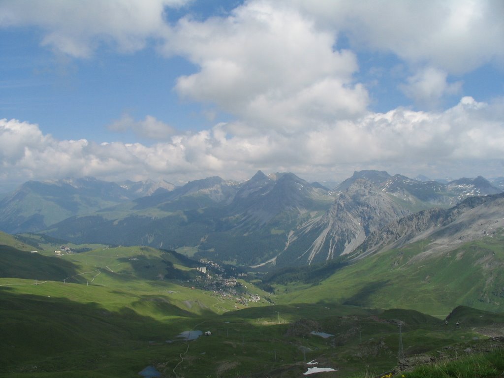 Blick vom Hörnli auf Arosa by JensMalteSchieck