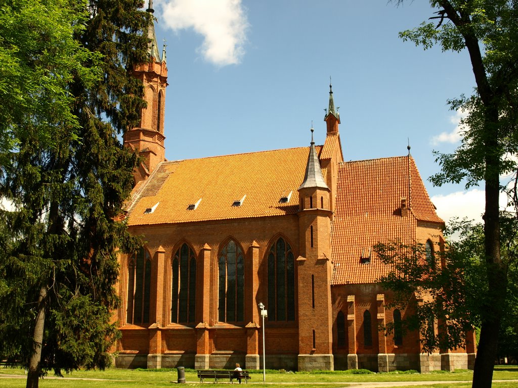 Druskininkai, Švč. Mergelės Marijos Škaplierinės bažnyčia by Alvydas Sasnauskas