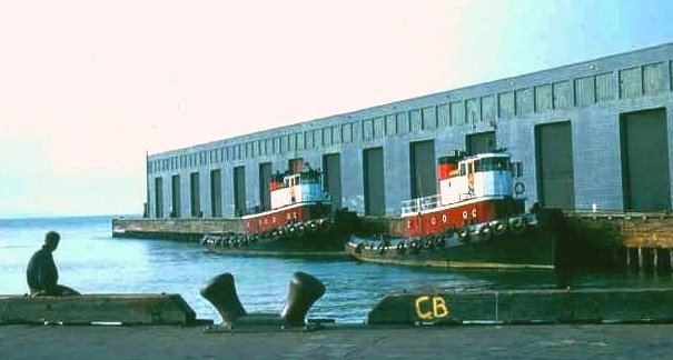 Tugs at Rest - 1961 - San Francisco, CA, USA by D Fred Hawley