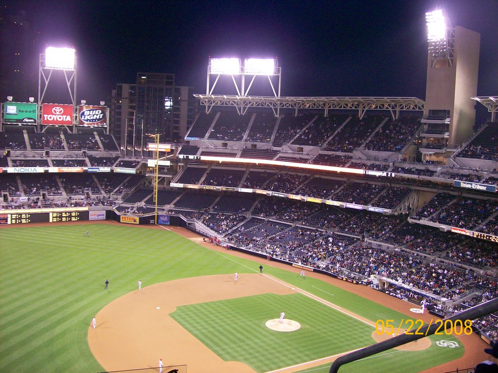 Petco Park at night by dasan86