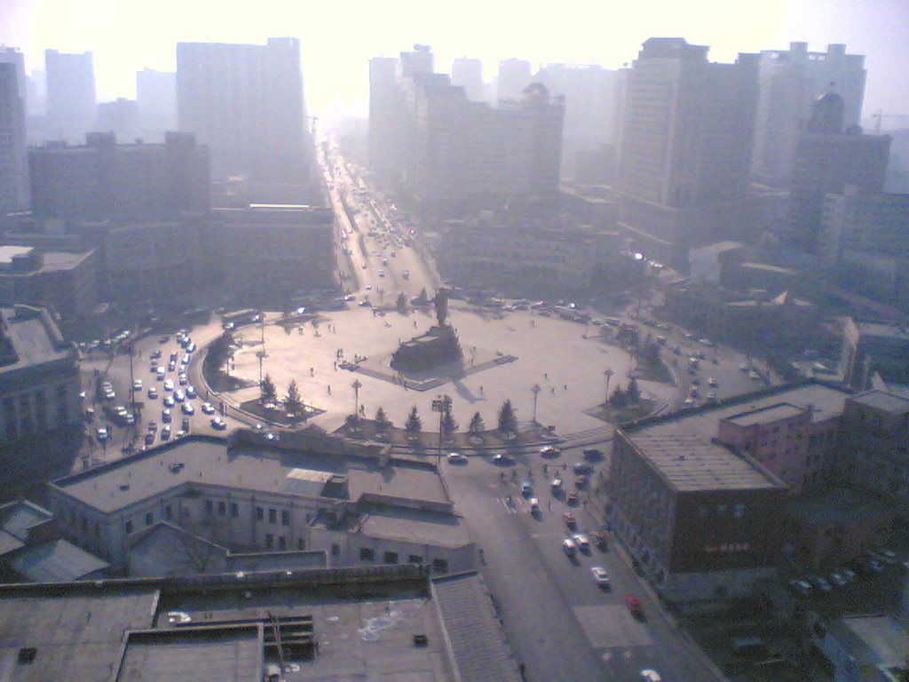 Zhongshan square by wangbing