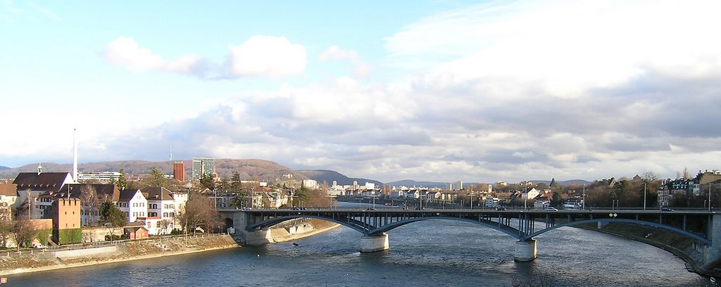 Wettsteinbrücke by stefan de maddalena