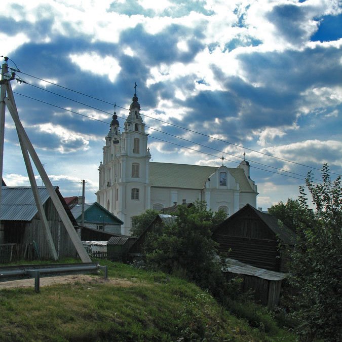 Church of St. Michael the Archangel in Ivianiec by Andrej Kuźniečyk