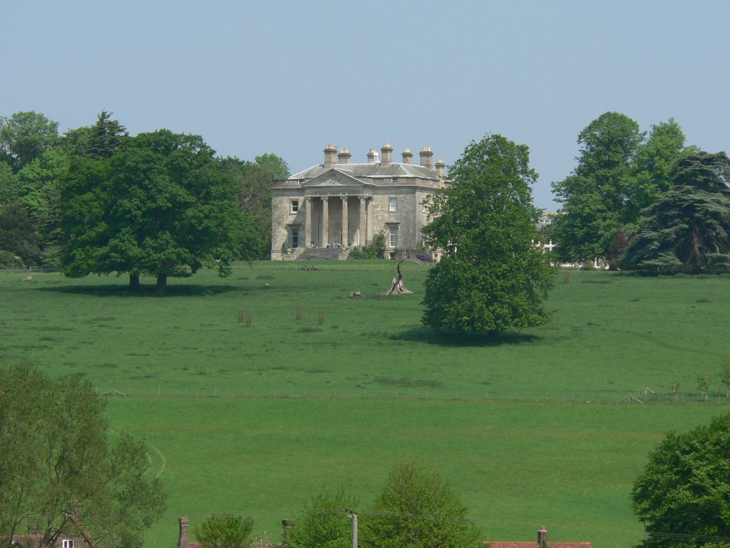 Gaddesden Place from fields above Water End, Hertfordshire by Frank Warner