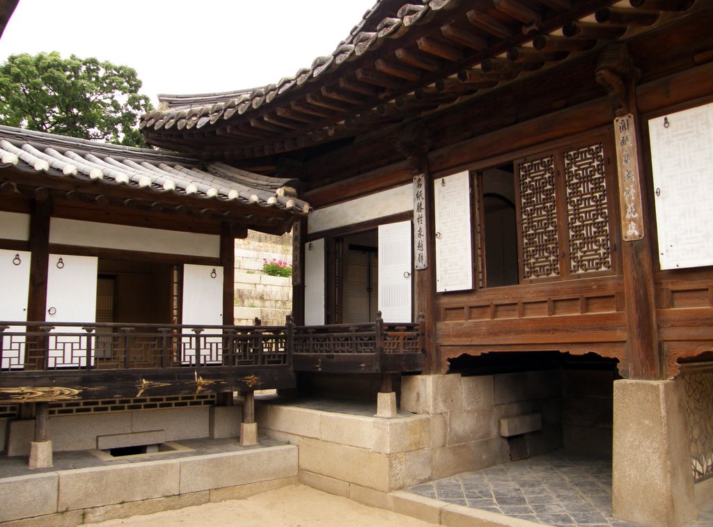 Japanese style grounds in Changdeok Palace by crokey