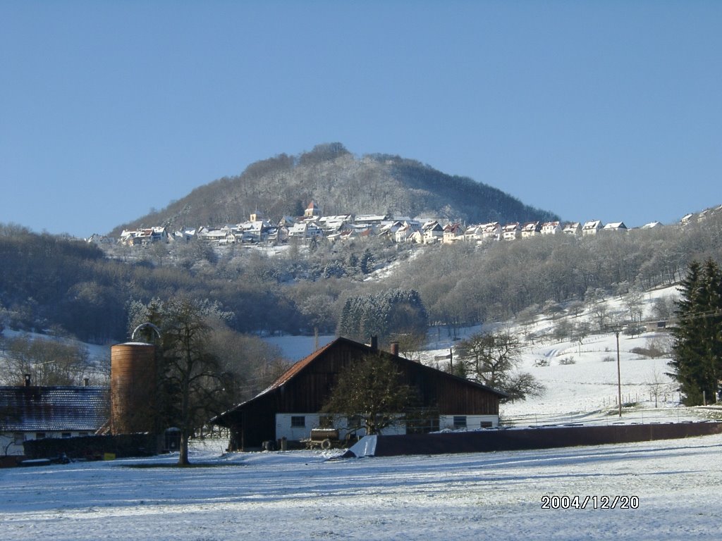 Blick zum Hohenstaufen by khaerer