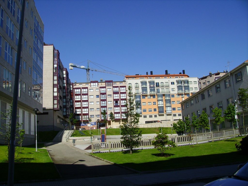 Plaza Indalecio Prieto. La Coruña by Joaquín Vilas