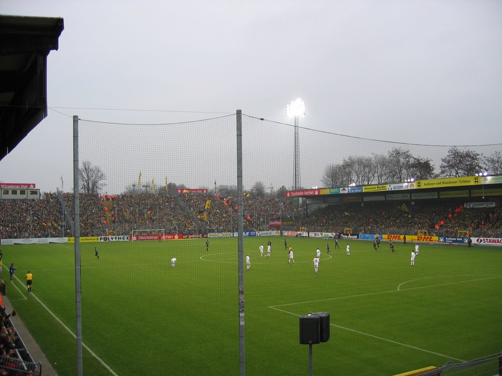 Tivoli, Blick aus dem Gästeblock by Michael Hecker