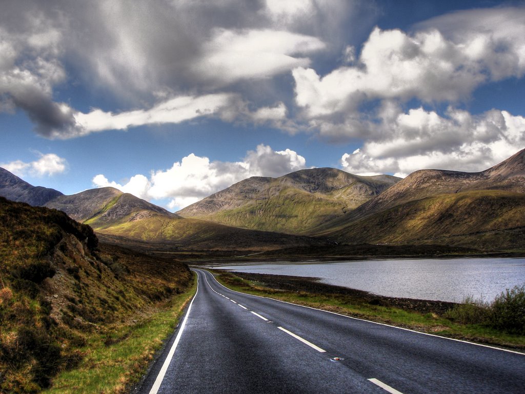 Road by Loch Ainort - Isle of Skye by esenian