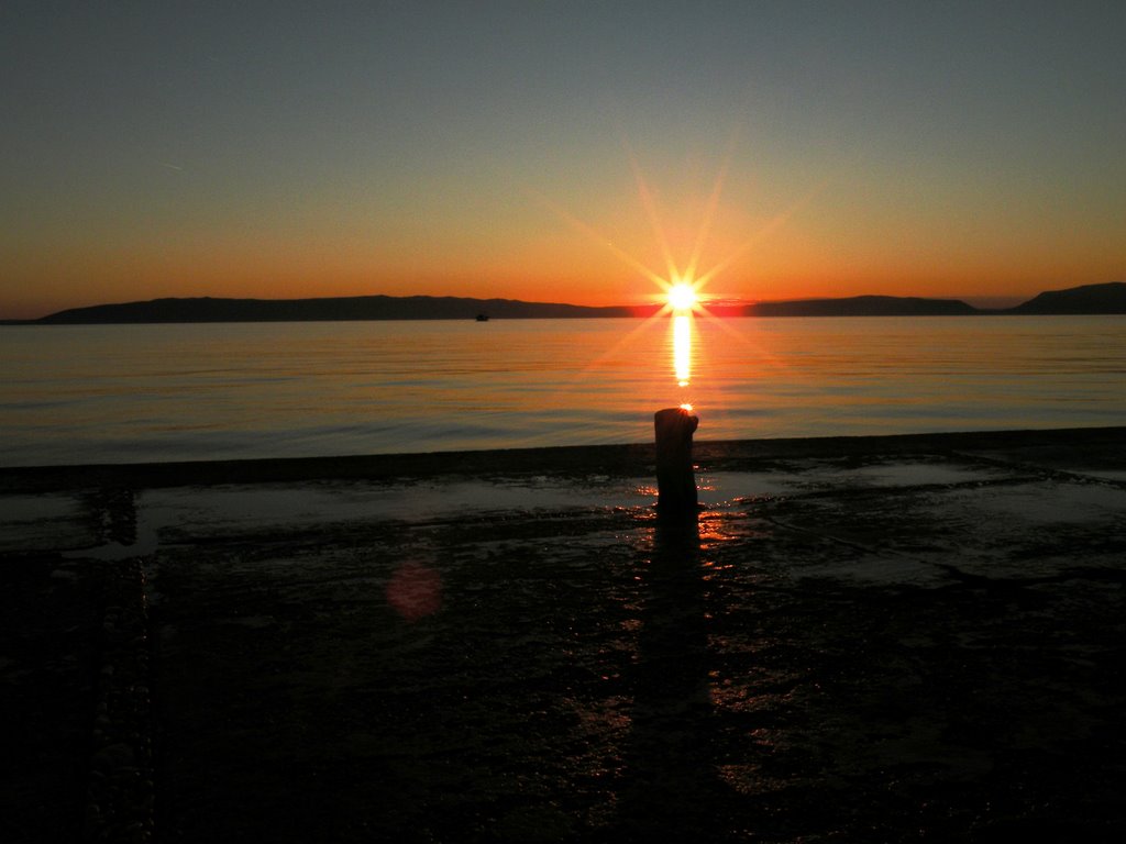 SUNSET IN CHERSO,FROM KOVACINE CAMP by Wilder Biral