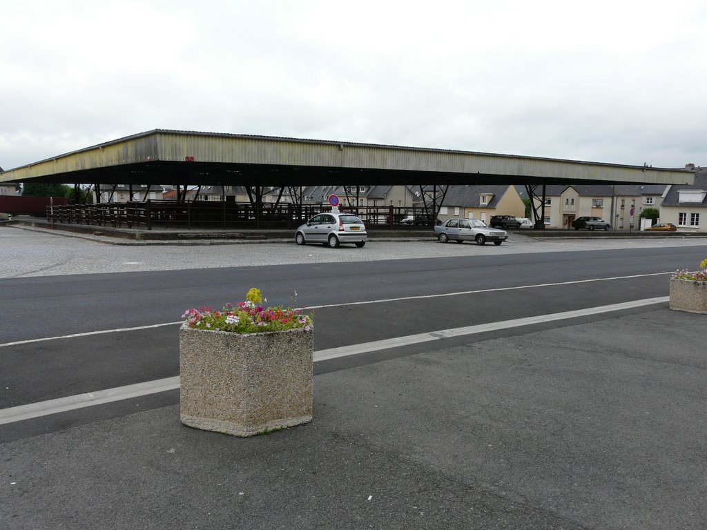 Villers-Bocage : L'ancien marché aux bestiaux. by Y. A, Villyssois.