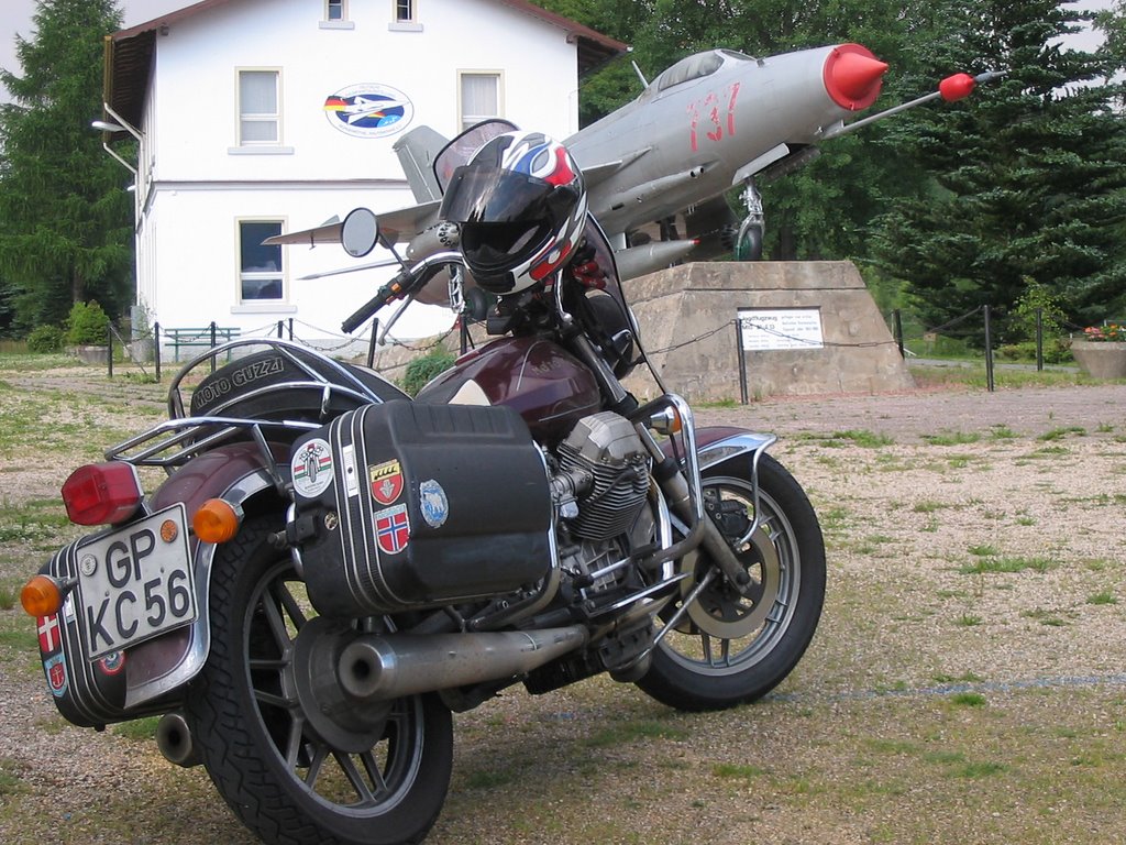 Guzzi meets MIG 21 by new-zealand-sailing.…