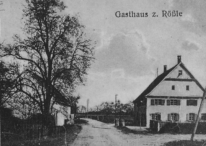 Gasthaus Rößle (König) 1935 Wangen by Franz  Kiefer