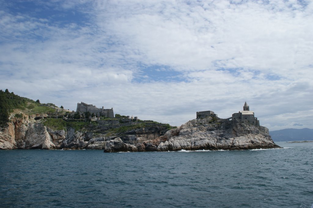 Portovenere S. Pietro and Castle by © Willem Tent