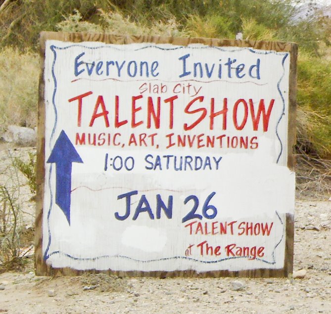 Slab City Talent Show, Jan 2008 by wa00