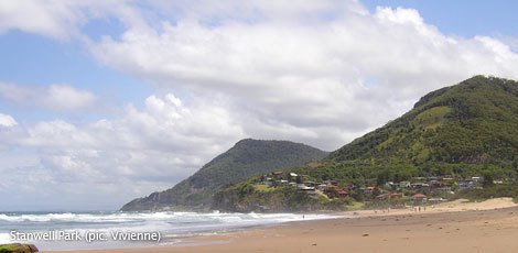 Stanwell Park beach by Northern Illawarra