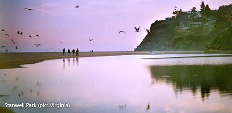 Stanwell Park beach by Northern Illawarra