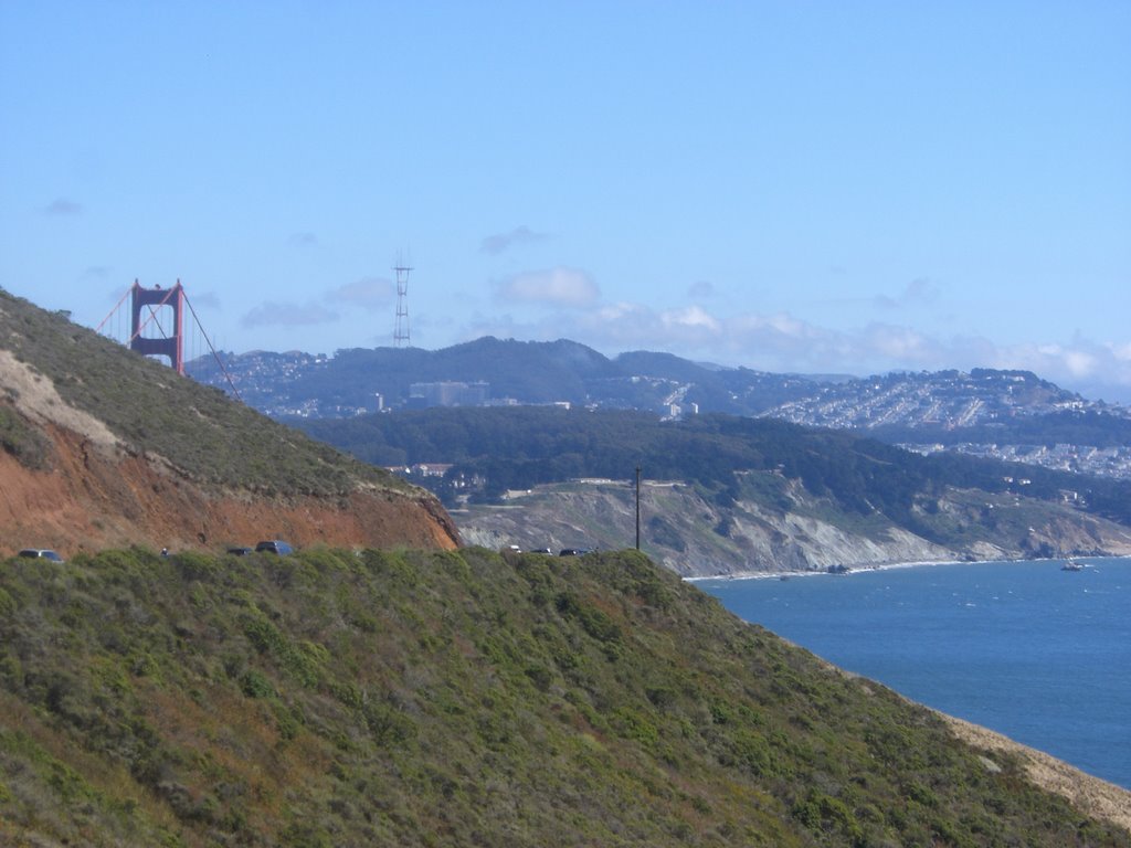 Golden Gate and Twin Peaks by P_MK