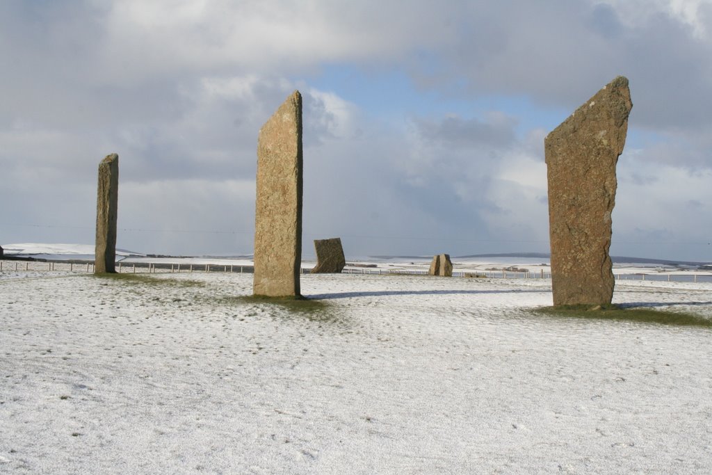 Standing Stones of Stenness by Marcel Biedermann