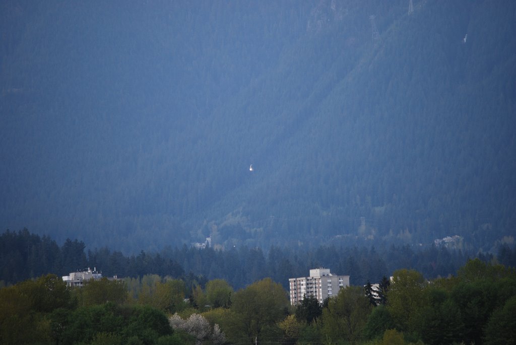 My eagle-eyed girlfriend misses nothing! Gondola to Grouse Mountain by whoelius