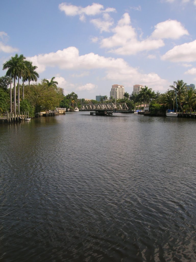 Snow-Reed swing bridge, Sailboat Bend, New River, Ft. Lauderdale, FL by jpk1977