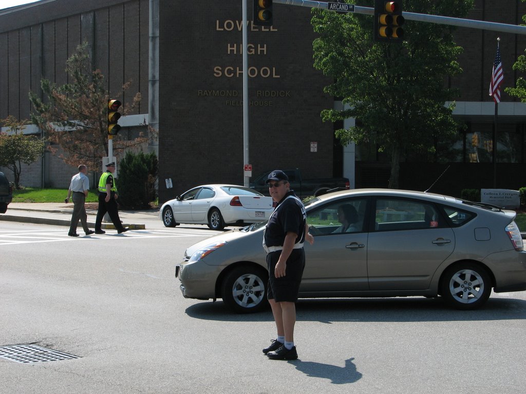 Police at Intersection by JBouts