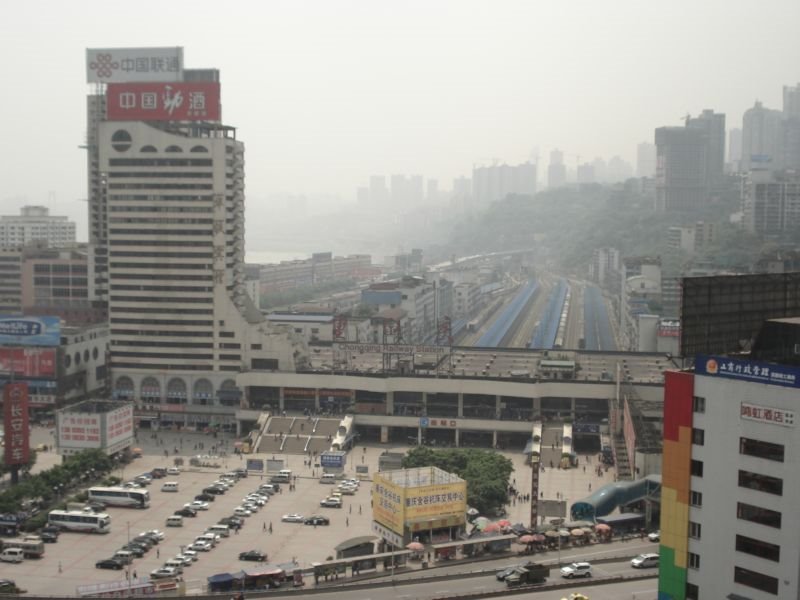 重庆火车站 Chongqing railway station by Moshark