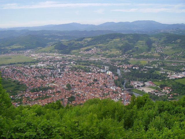 VISOKO panorama sa piramide Sunca by olga.a