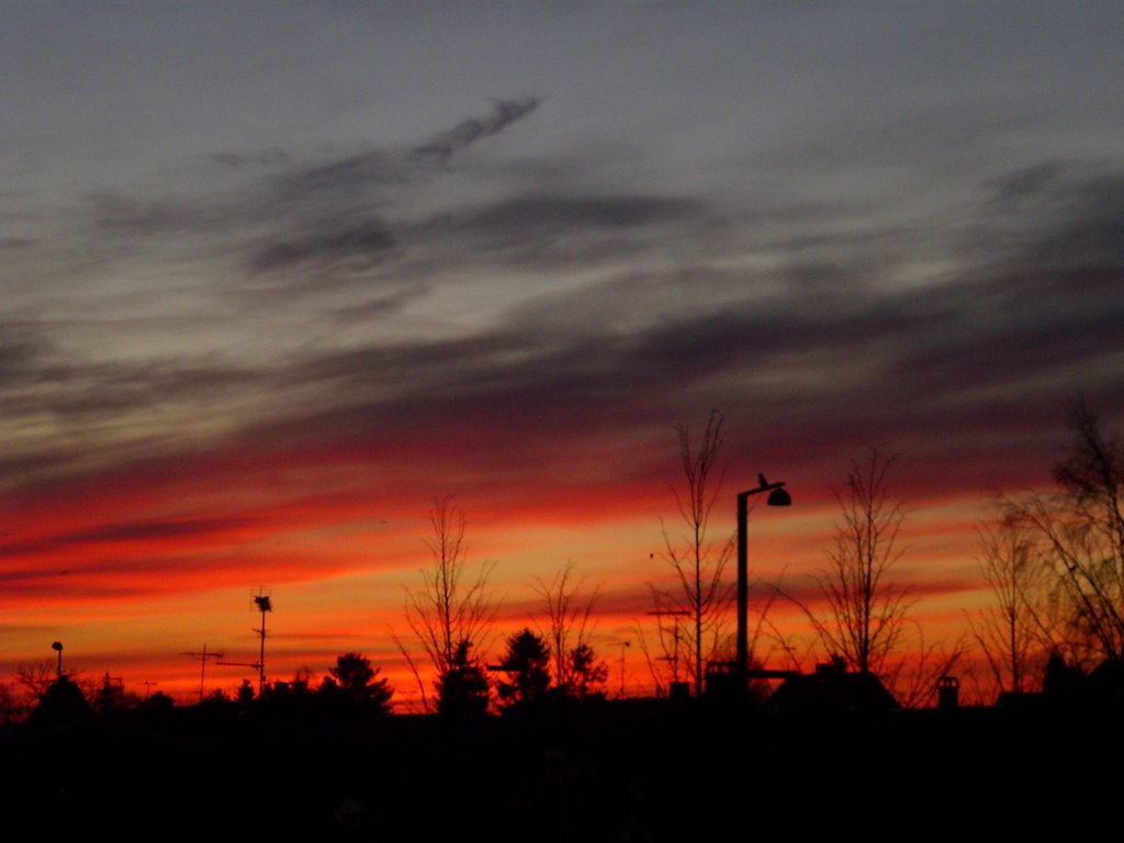 Sunset over solstriben by STORM.DK