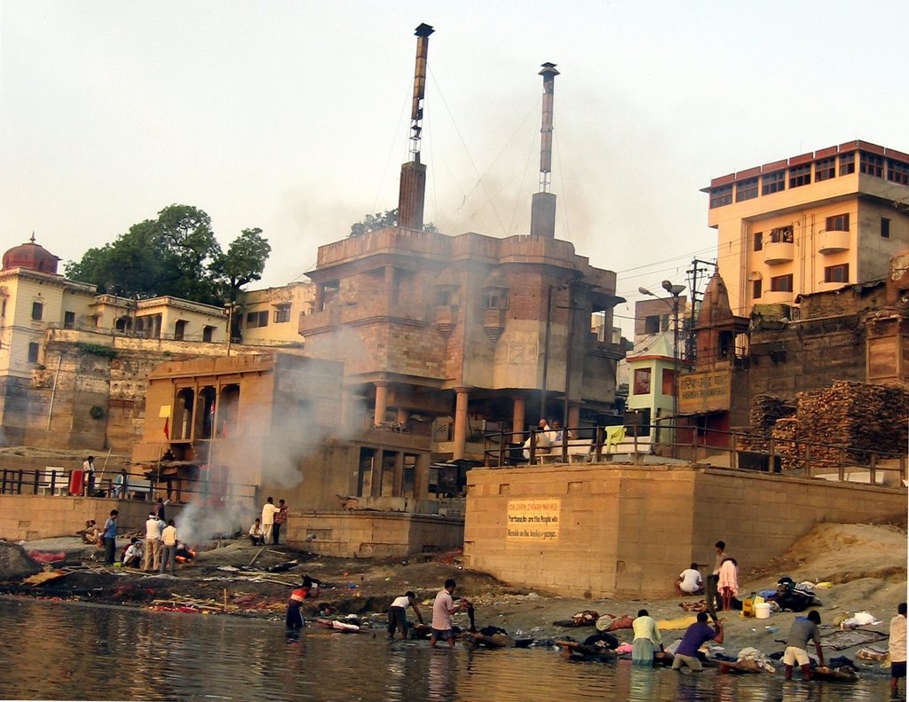 Ganges Crematorium and Laundry by Sharon S. Wong