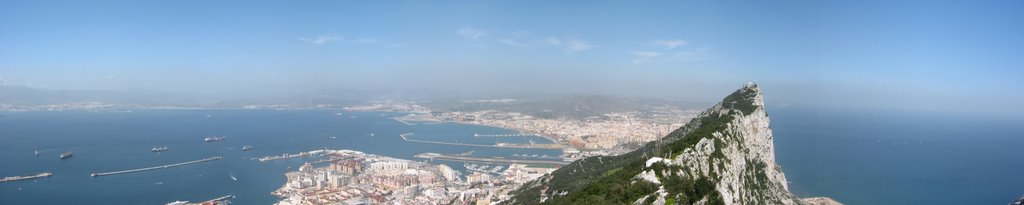 Spain seen from Gibraltar by fjodolf