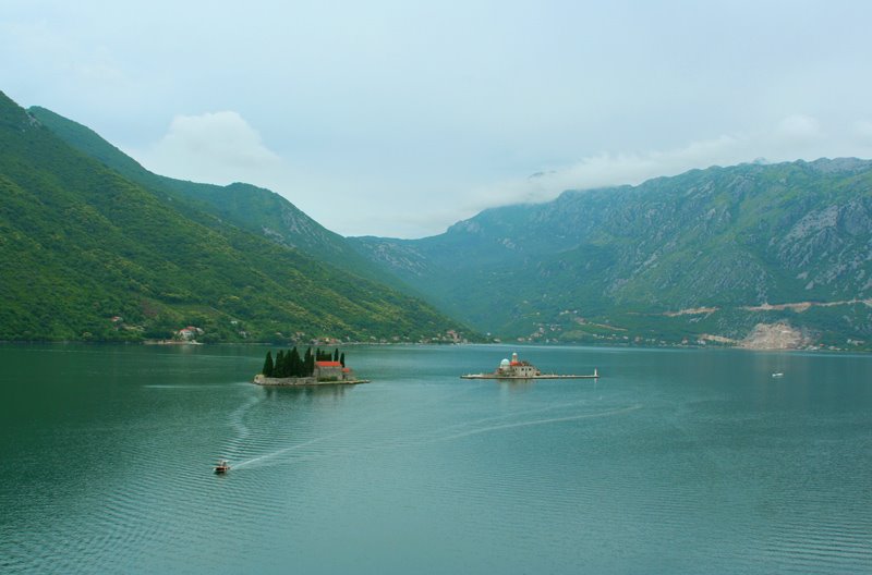 View from Perast tower by Oleg Volkov