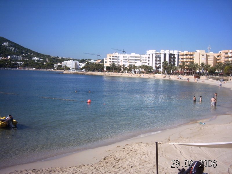 Santa Eulalia Beach by sarah poole