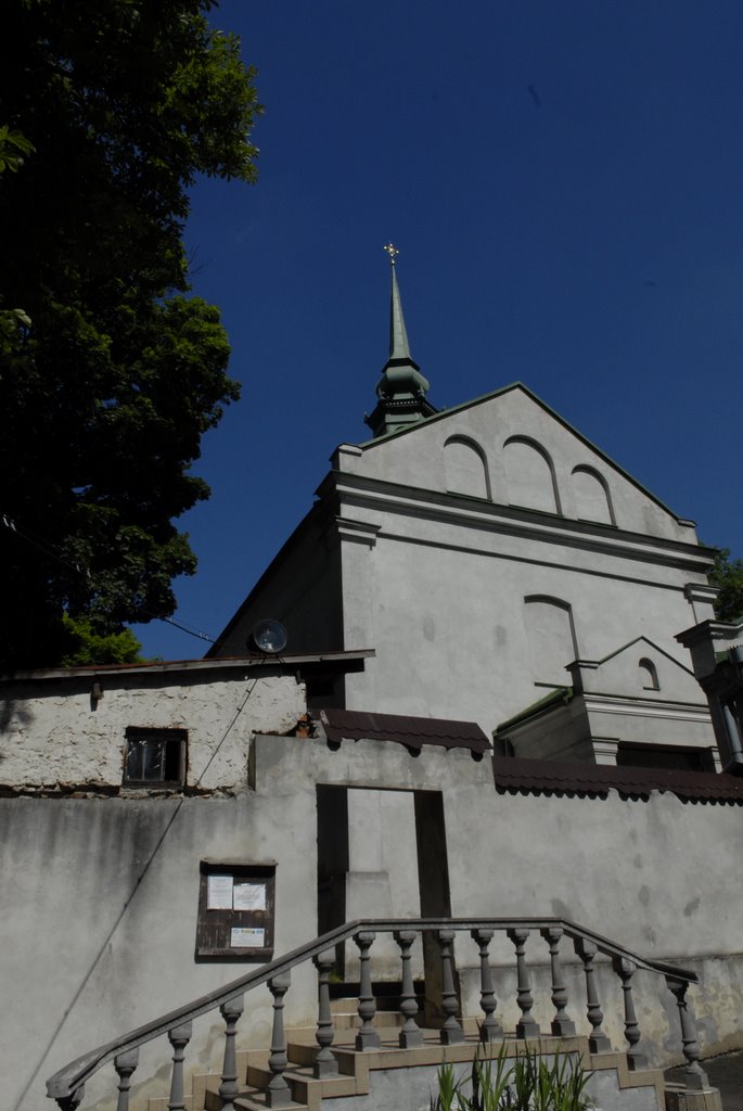 Znesinnya park - church at the Lion's Mountain by Marcin Jedrowiak