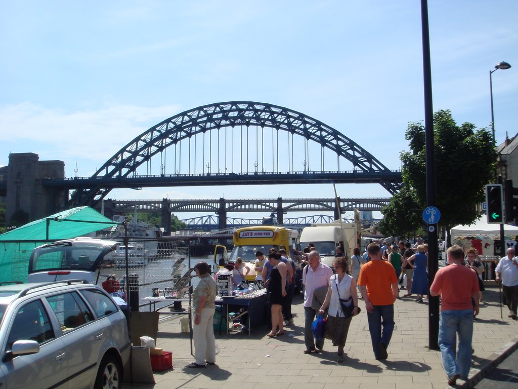 Newcastle upon Tyne - Bridge by Abraham Metta