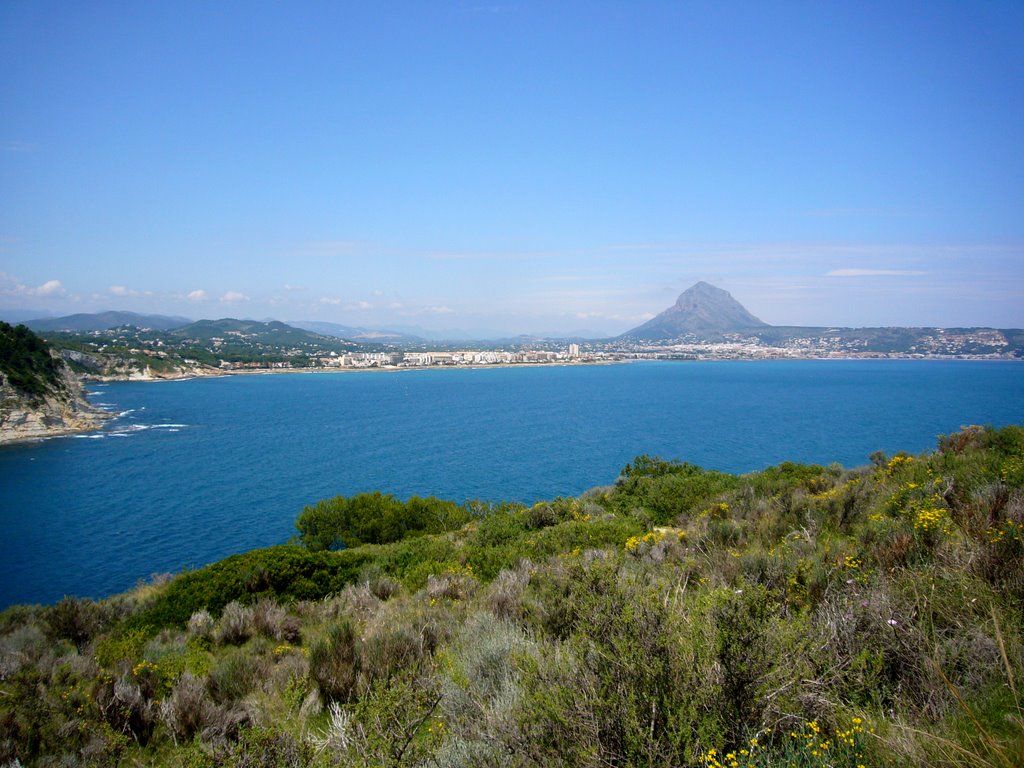 Javea from Portitxol by grumpyguts