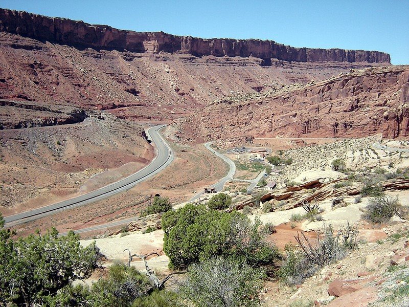 Entering Arches National Park by us66bill