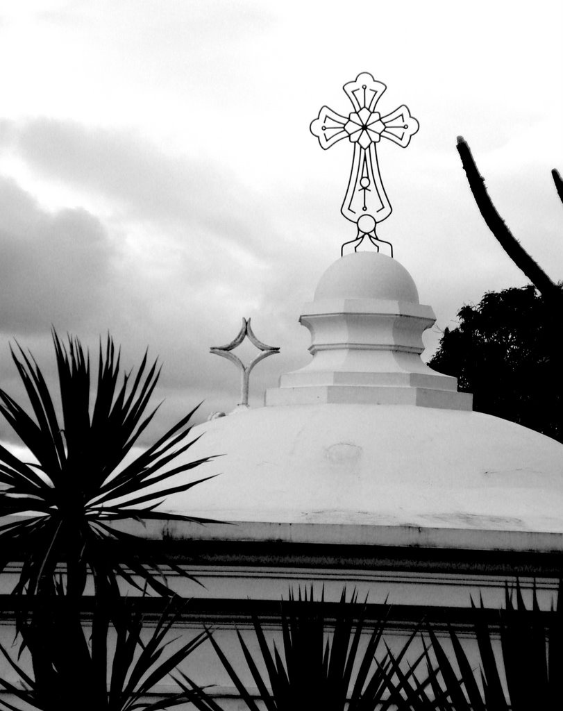 Cementerio en blanco y negro by John Jimenez