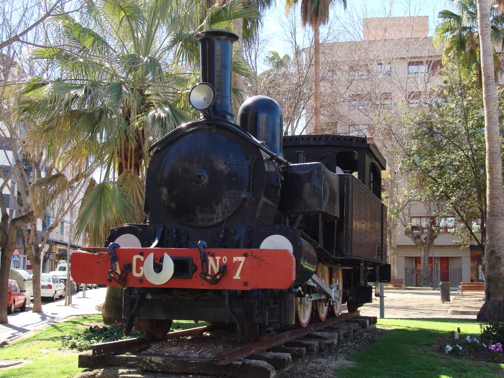 Locomotora n.º 7 "Cocentaina" del Ferrocarril Alcoy - Gandia (1892 - 1969) by Traveleret