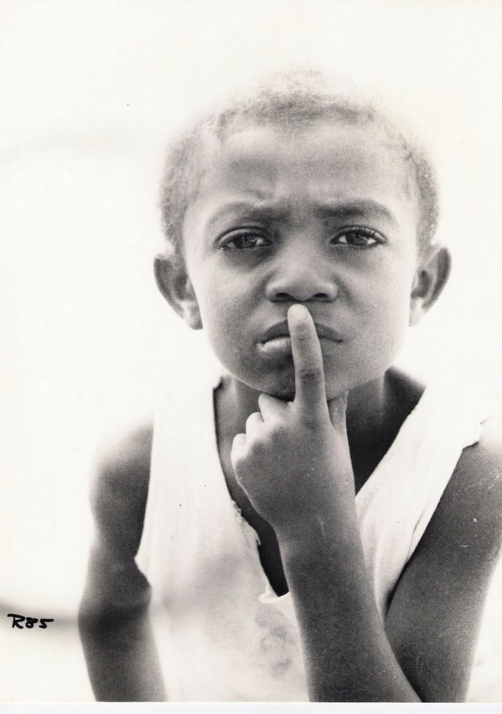 Portrait, Neno,Maragogi, 1985 S/W by Thomas Koch