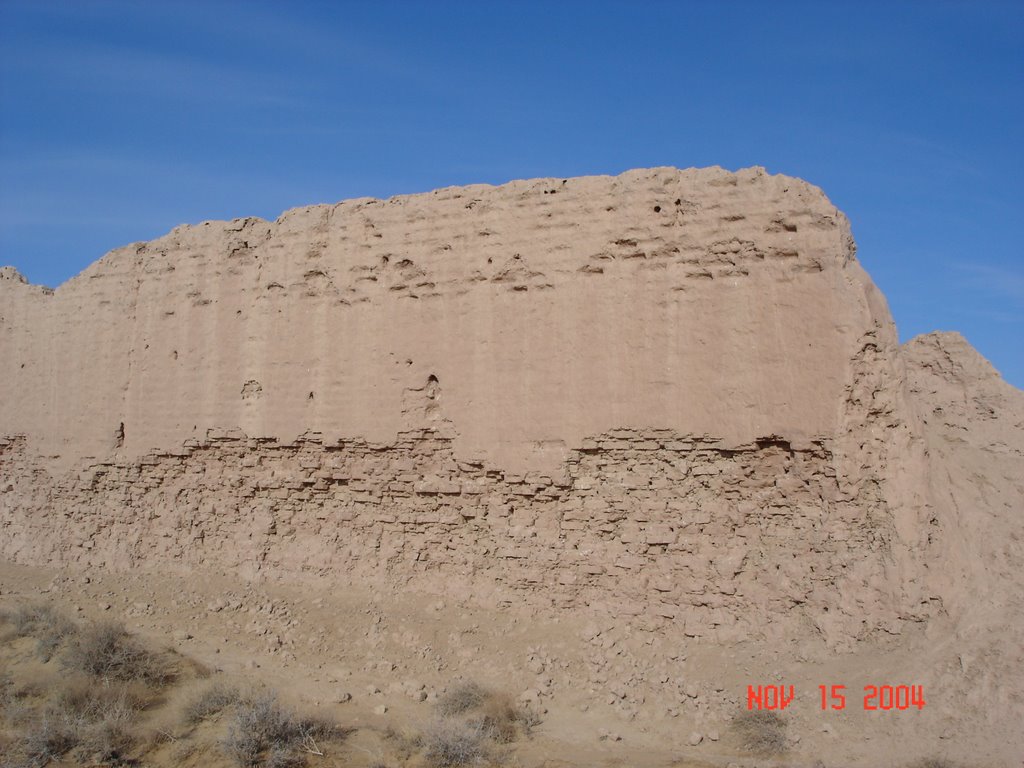 Ruins of Ayaz Kala, Khwarizm, 4th-3rd cents. BC by Prof. Richard T. Mor…