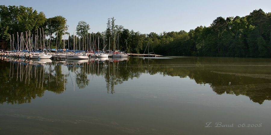 Ruciane-Nida, widok na port by Zdzisław Barut