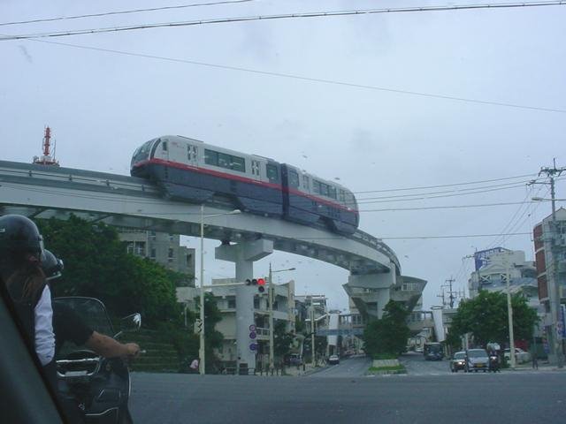 Monorail - Naha by Don Clinton