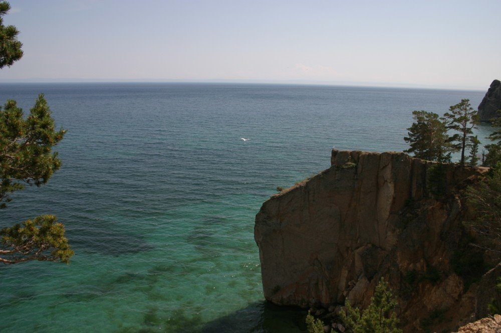 Lake Baikal, rock Gendarme / Байкал, скала Жандарм by Konstantin Grishin