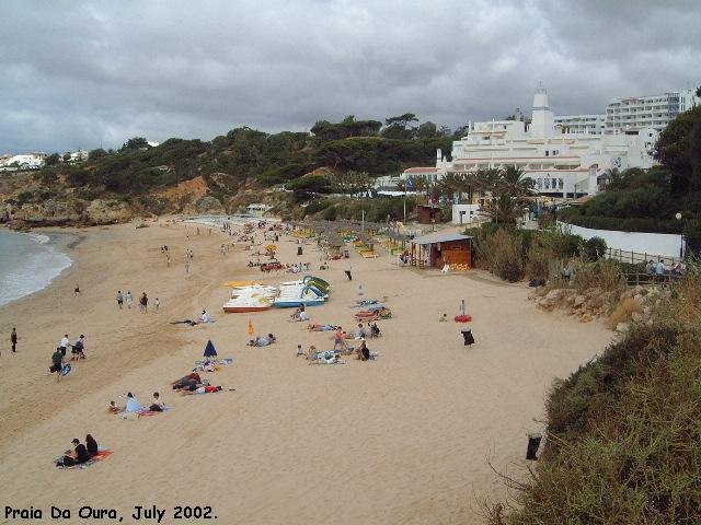 Praia Da Oura, The Algarve, July 2002 by C.D.B.