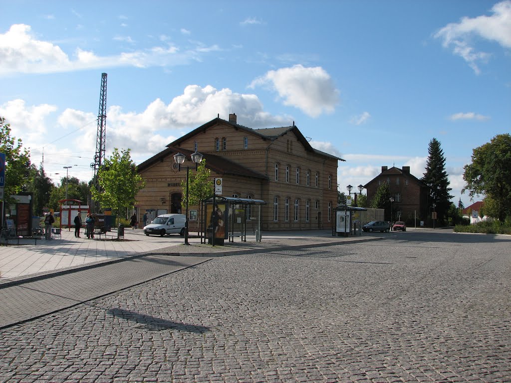 Ludwigsfelde Germany,the train station by Kobi Zilberstein