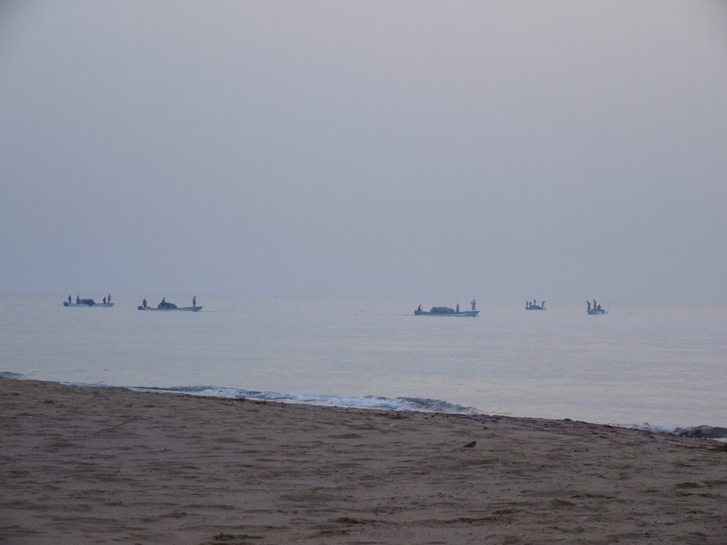 Fishermen in the morning at Khorfakkan by Sai A